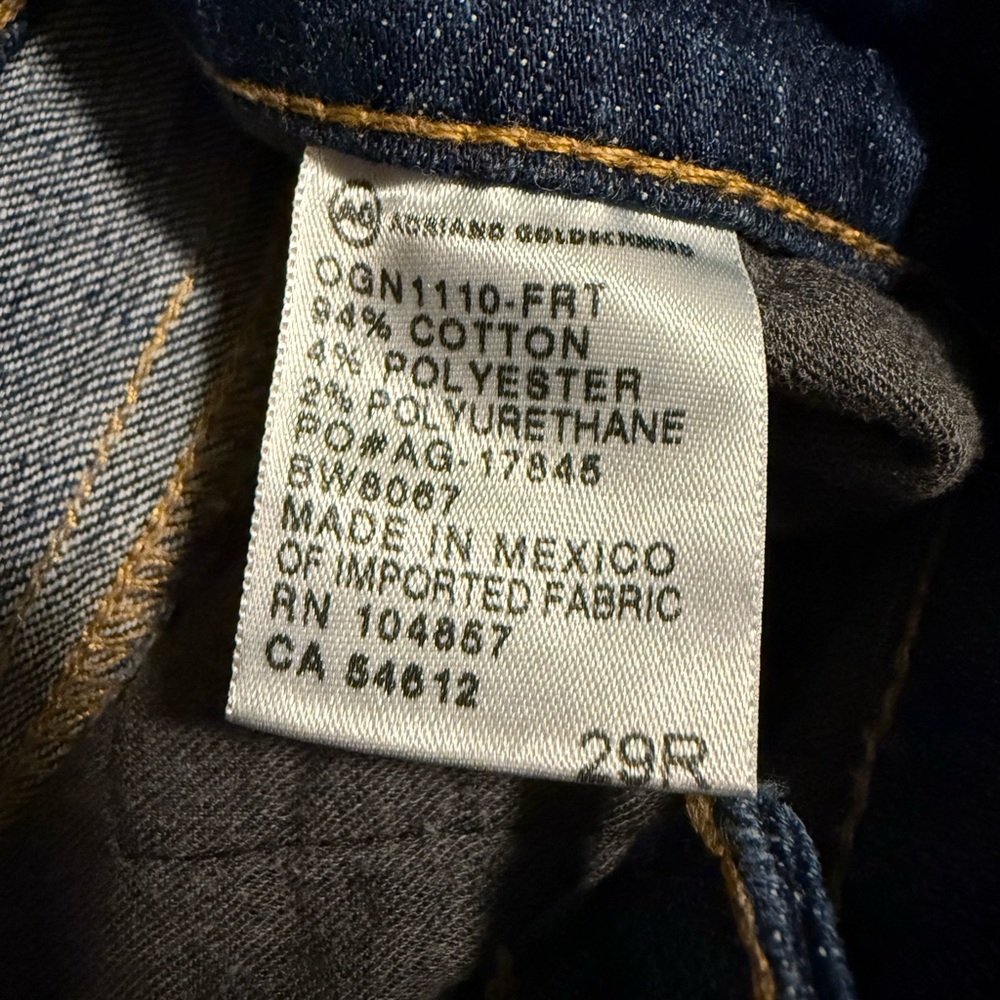 AG Adriano Goldschmied the Stilt cigarette Women’s Skinny Jeans Blue Denim 29 R - Picture 6 of 8